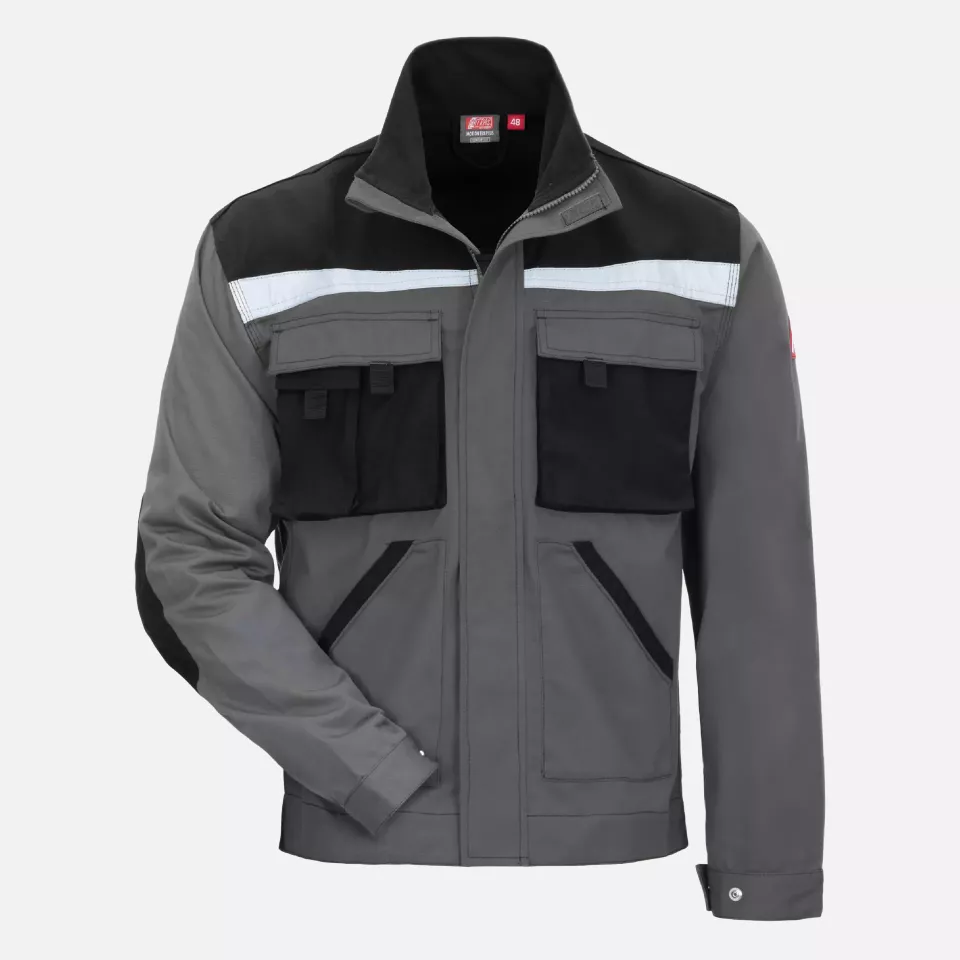 Nitras 7652, MOTION TEX PLUS Workjacket, Grey, image 1, gallery thumbnail