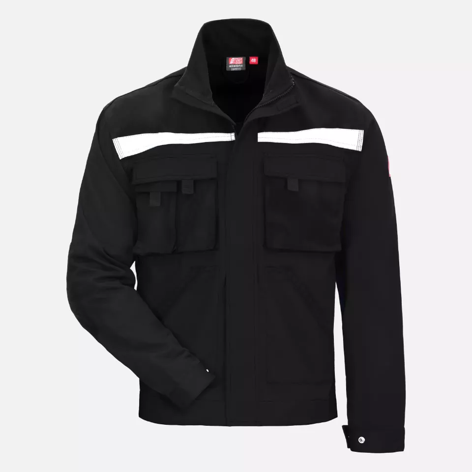 Nitras 7650, MOTION TEX PLUS Workjacket, Black, image 1, gallery thumbnail