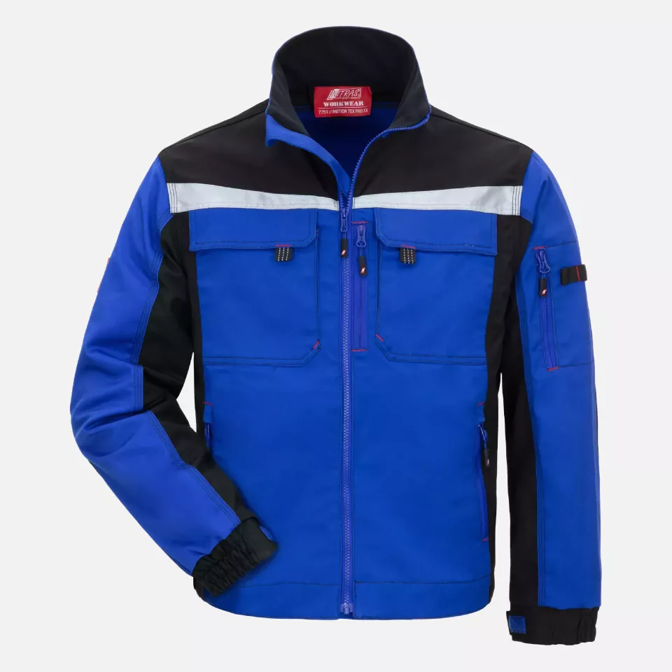 Nitras 7751, MOTION TEX PRO FX Workjacket, Royal Blue, image 1, gallery thumbnail