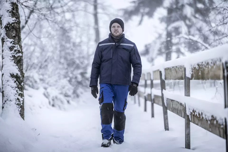 NITRAS 7031, MOTION TEX PLUS Winter Parka, Navy Blue, image 3, gallery thumbnail