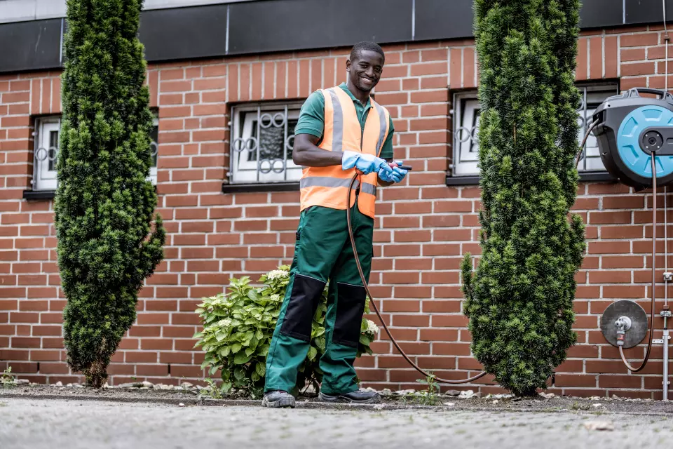 Nitras 7115, Reflective Waistcoat Neon Orange XL, image 3, gallery thumbnail