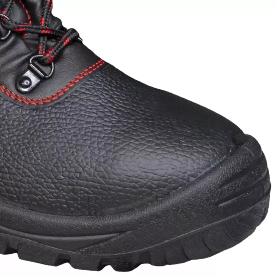 Die **Stahlkappe** bietet Ihnen zuverlässigen Schutz und sorgt dafür, dass Sie sich bei jedem Schritt stark und unterstützt fühlen.