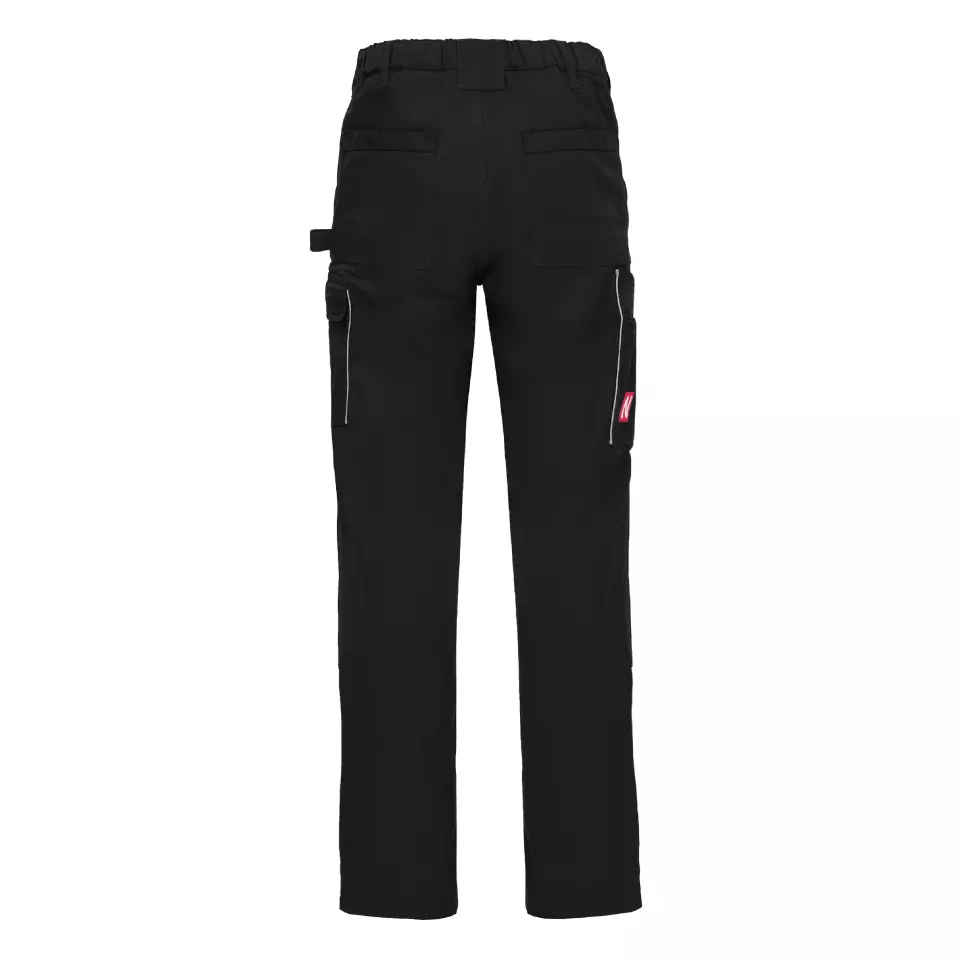 Nitras 7510, MOTION TEX LIGHT Work Trousers, Black, image 2, gallery thumbnail