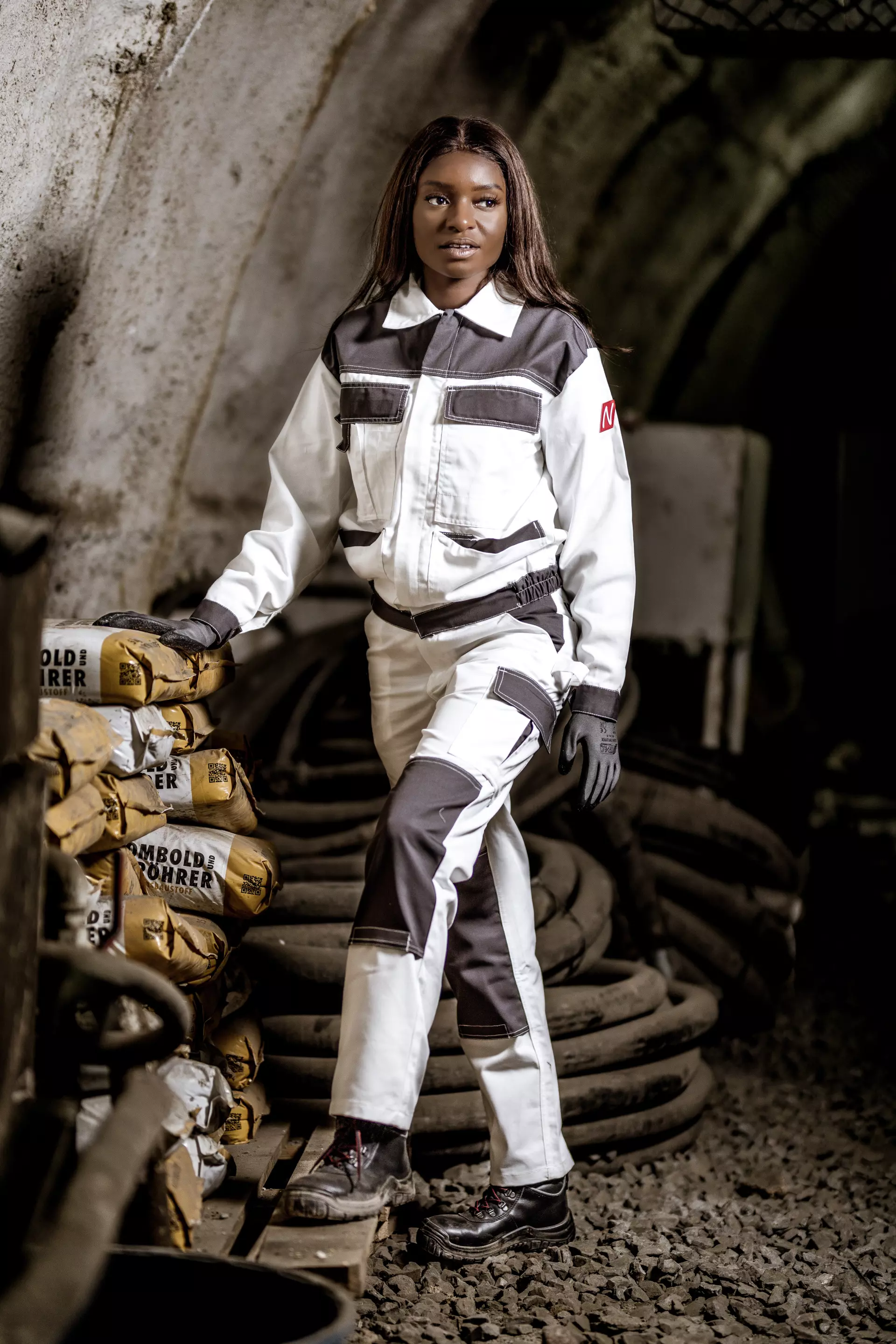 Nitras 7553, MOTION TEX LIGHT Workjacket, White, image 3