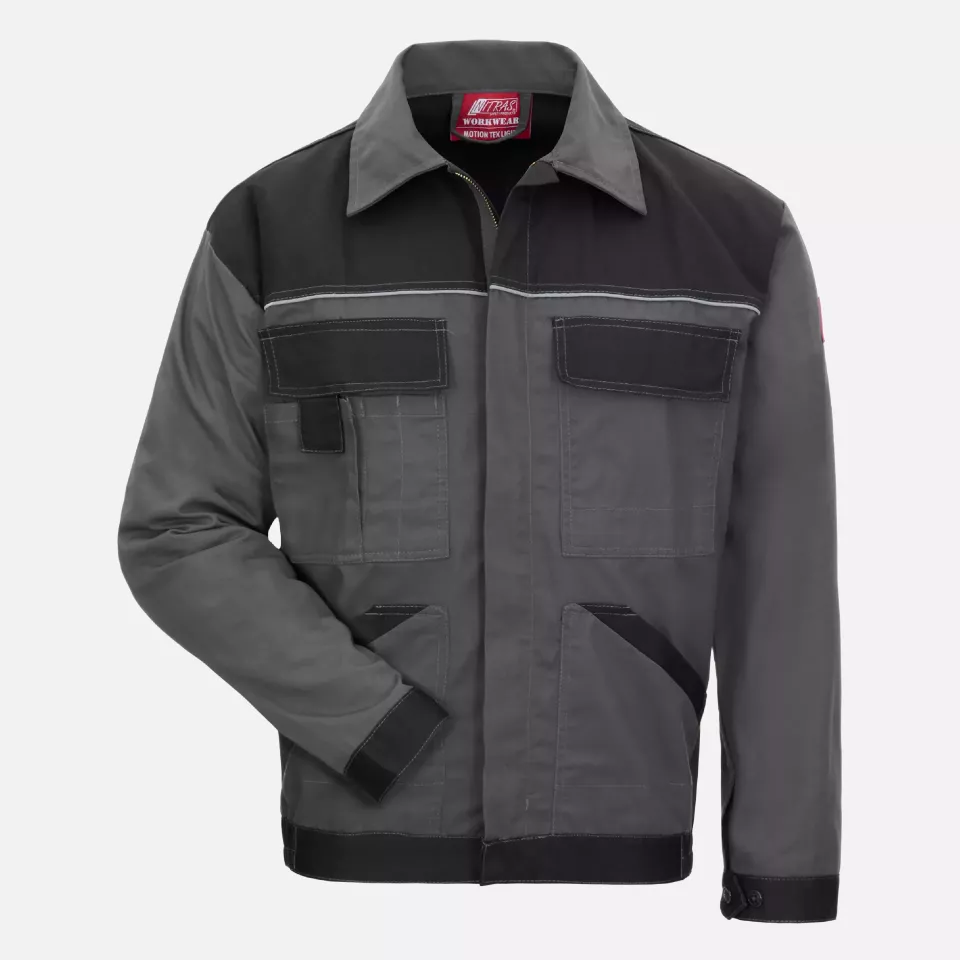 Nitras 7552, MOTION TEX LIGHT Workjacket, Grey, image 1, gallery thumbnail
