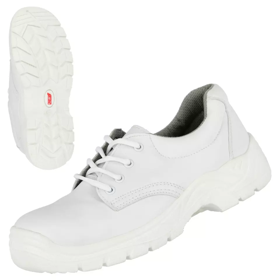 NITRAS 7255, CLEAN STEP S2 skyddsskor, vita, image 1, gallery thumbnail