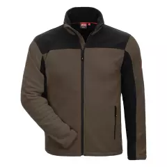 Nitras 7047, MOTION TEX PLUS Fleecejacke, Braun