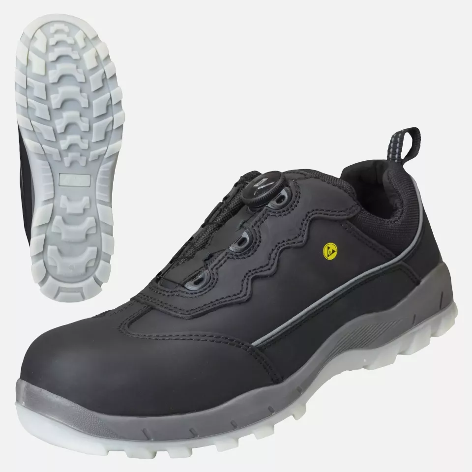 Nitras 7306-1000, SPORT STEP FIT Safety Shoes, Black, image 1, gallery thumbnail