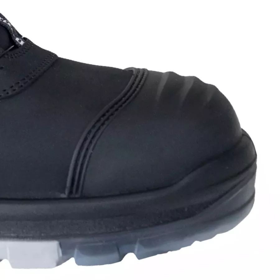 **Composite-Zehenkappe** bietet Ihnen starken, leichten Schutz, der jeden Schritt mühelos anfühlen lässt.