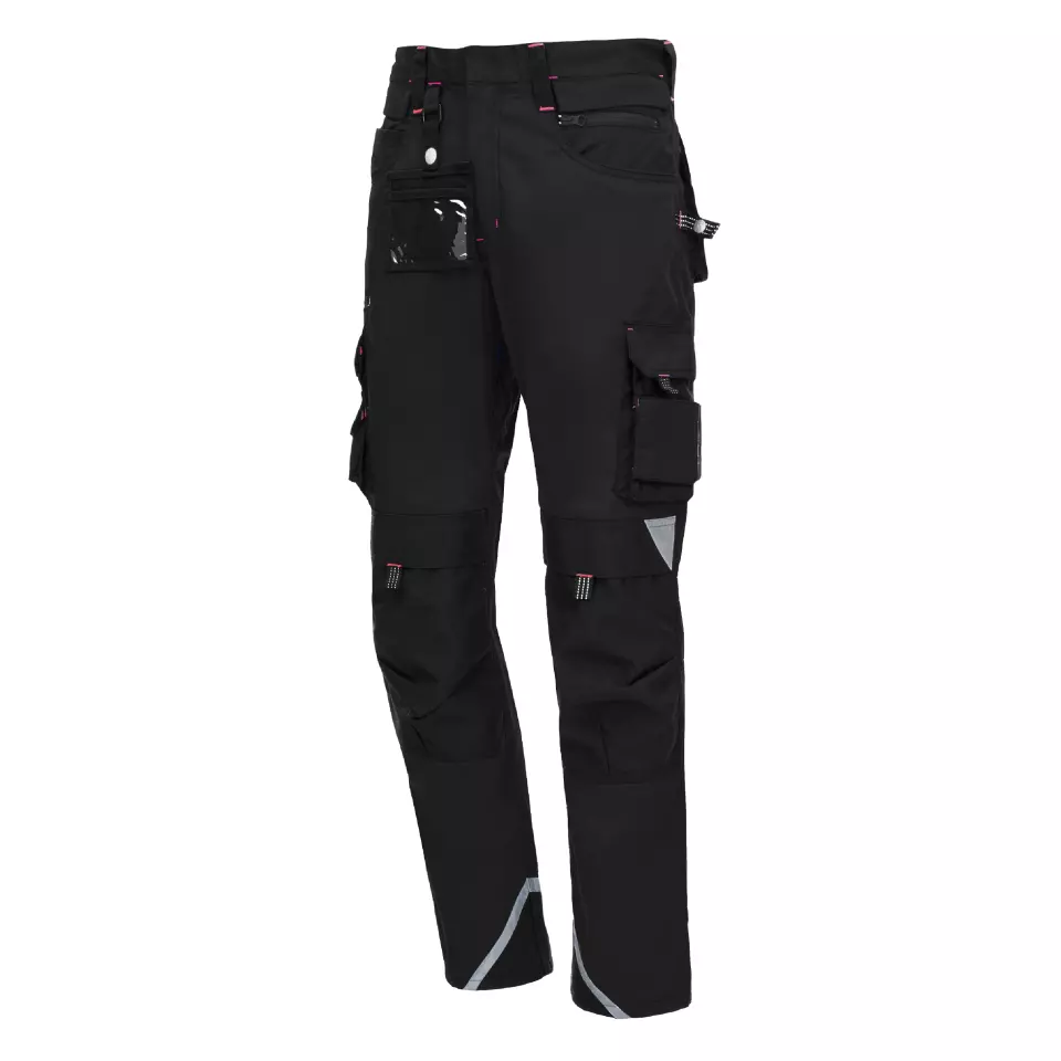 Nitras 7710, MOTION TEX PRO FX Work Trousers, Black, image 1, gallery thumbnail