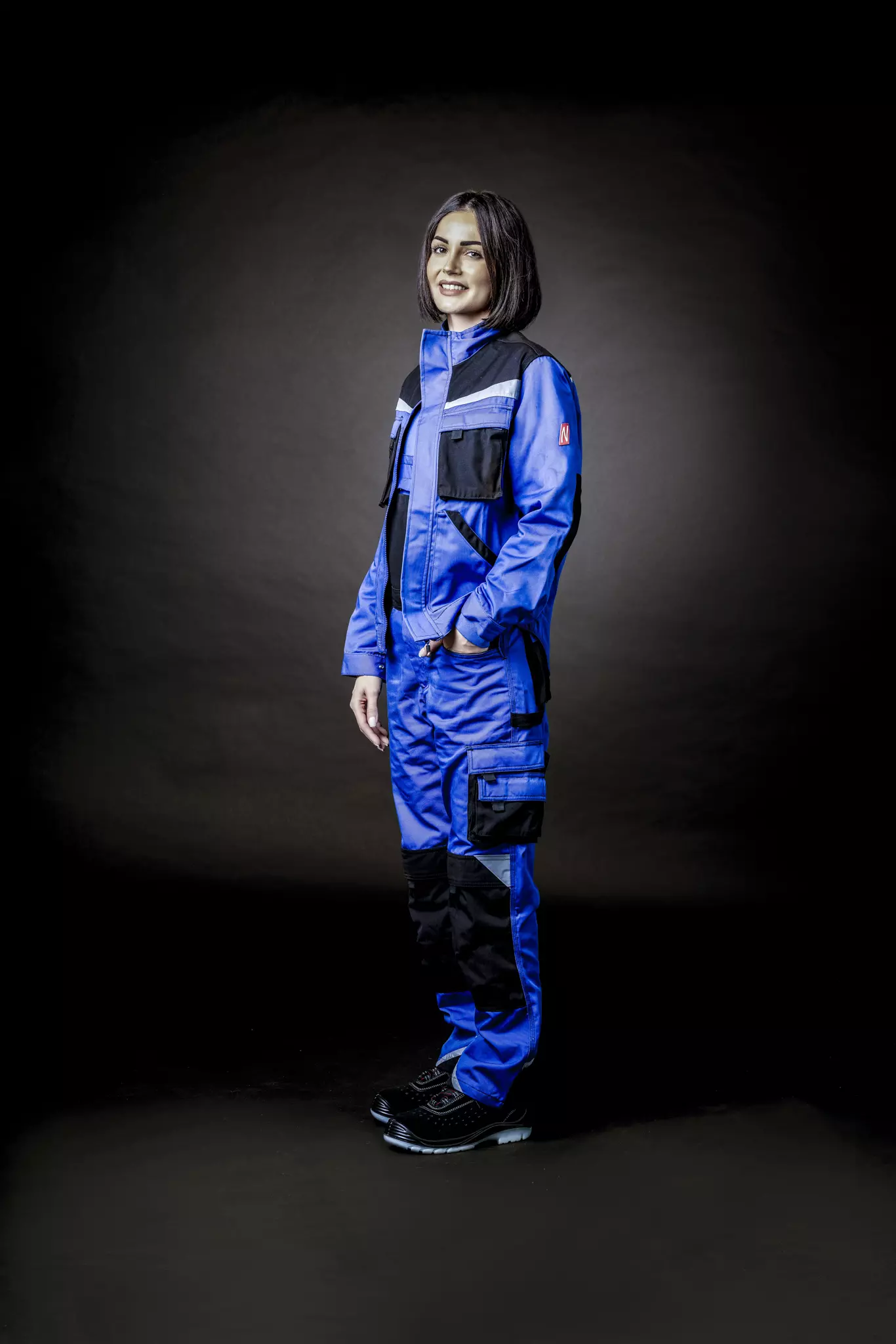 Nitras 7651, MOTION TEX PLUS Arbeitsjacke, Königsblau, image 3