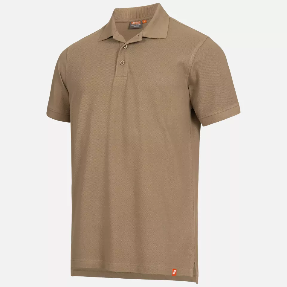 Nitras 7010-5100, MOTION TEX LIGHT Polo Shirt, Khaki, image 1, gallery thumbnail
