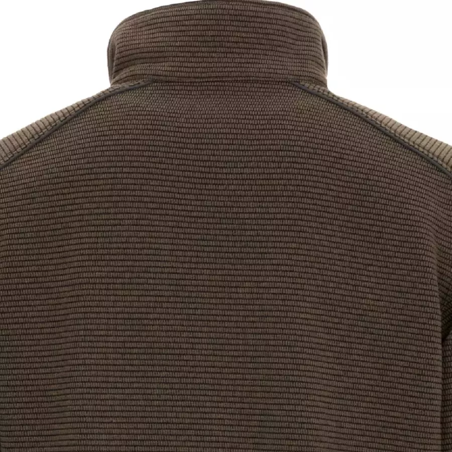 **Stand-Up Collar** provides cozy protection around your neck against chilly winds.