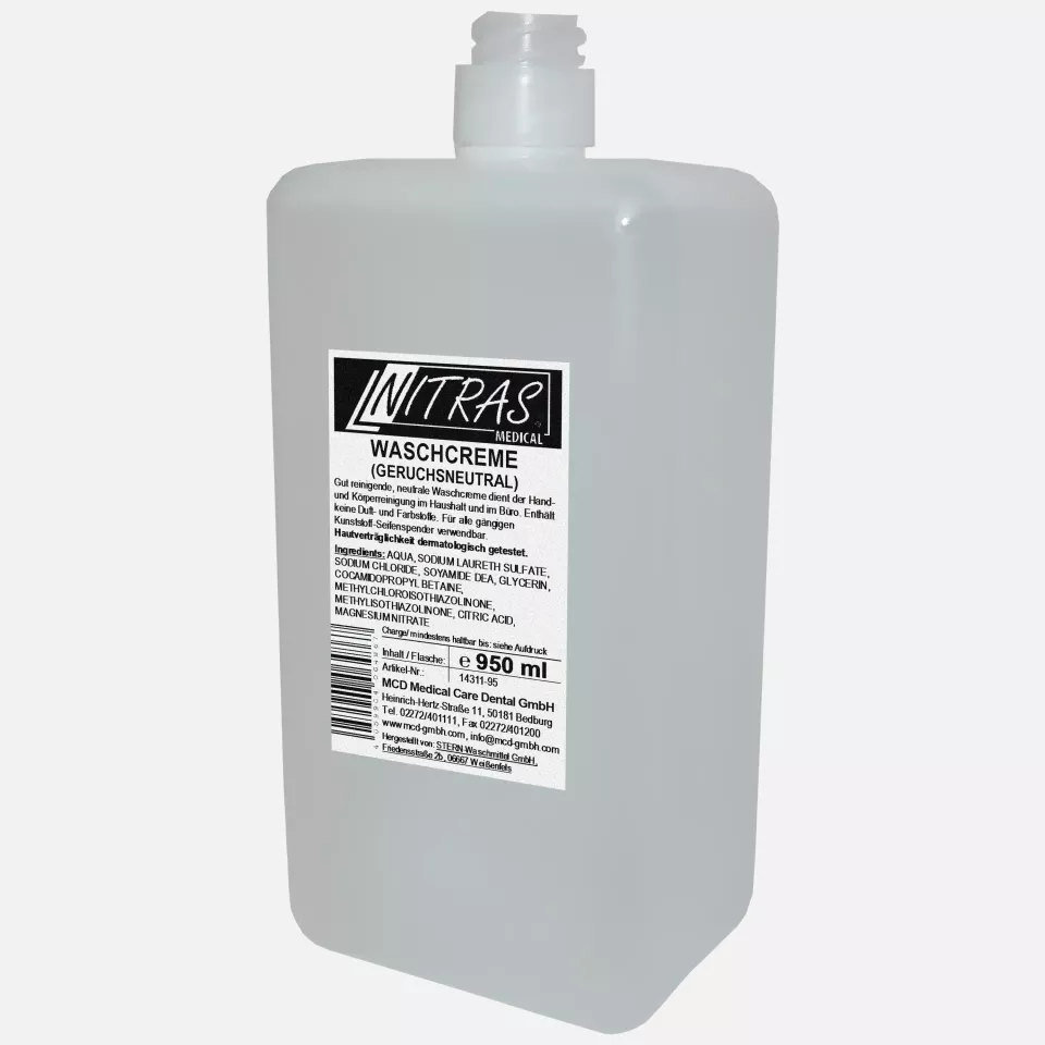 Nitras Medical 5950, Washing cream, odorless, 1000 ml, image 1, gallery thumbnail