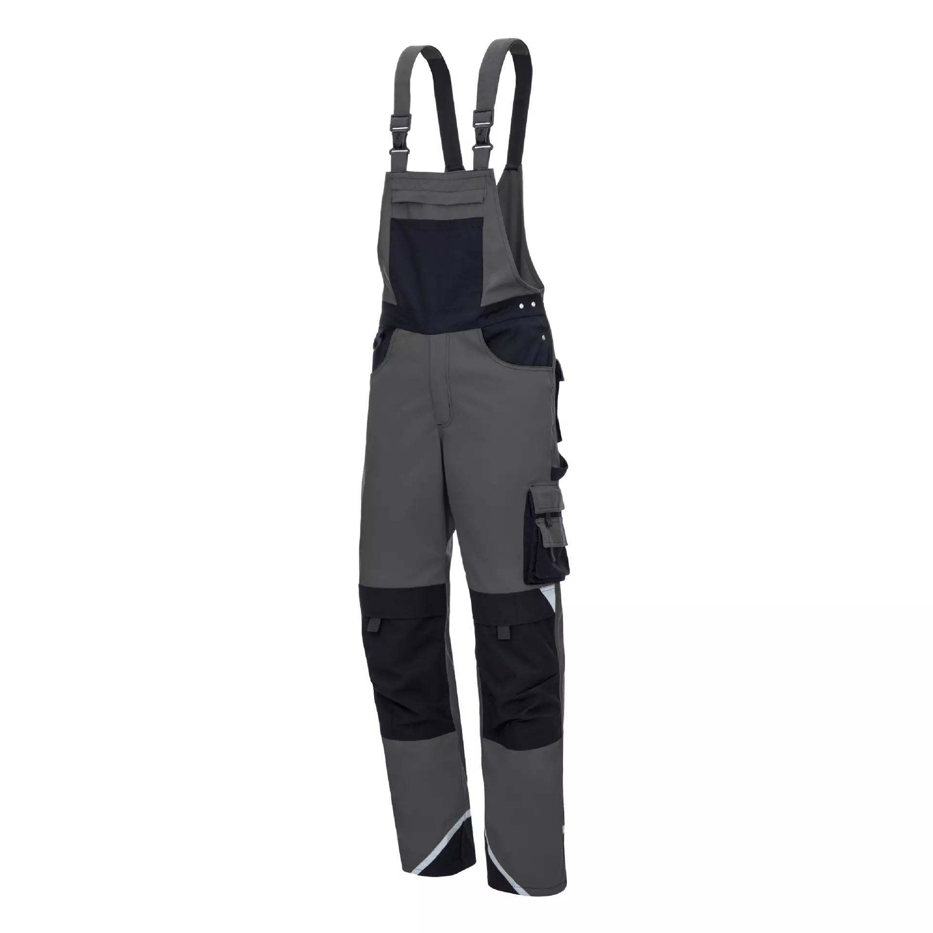 NITRAS 7622, MOTION TEX PLUS Bib Pants, Grey, image 1