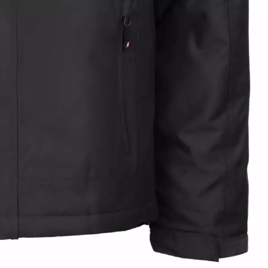 **Adjustable Cuffs with Hook and Loop** let you seal in heat with a secure, personalized fit.