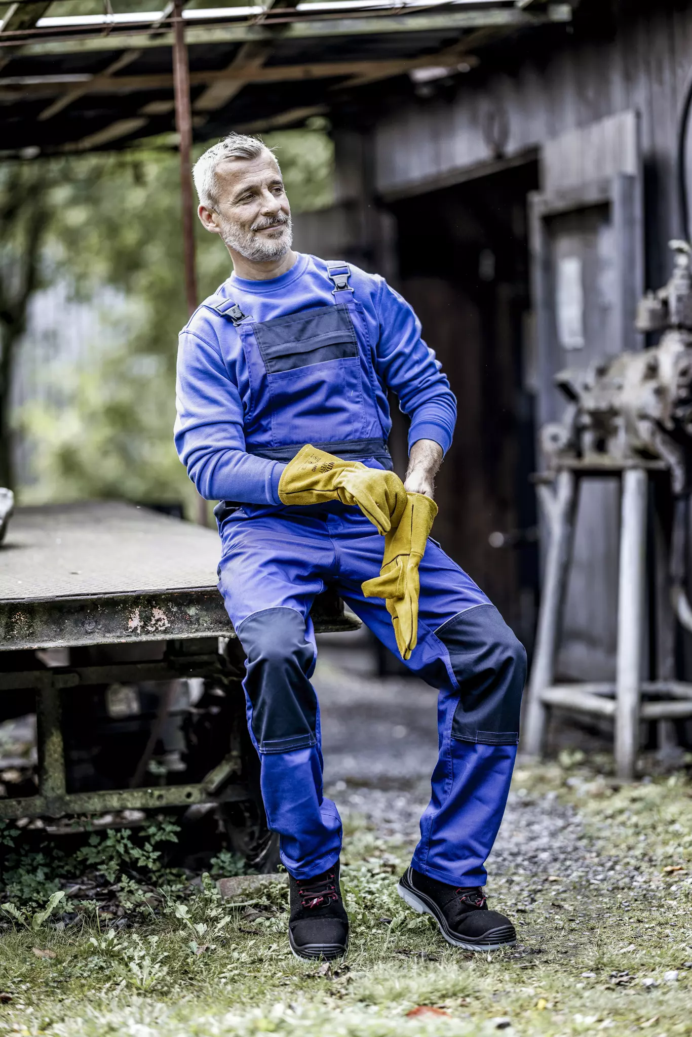 NITRAS 20540-4500, SAFE PRO Welding Gloves, Ochre, image 2