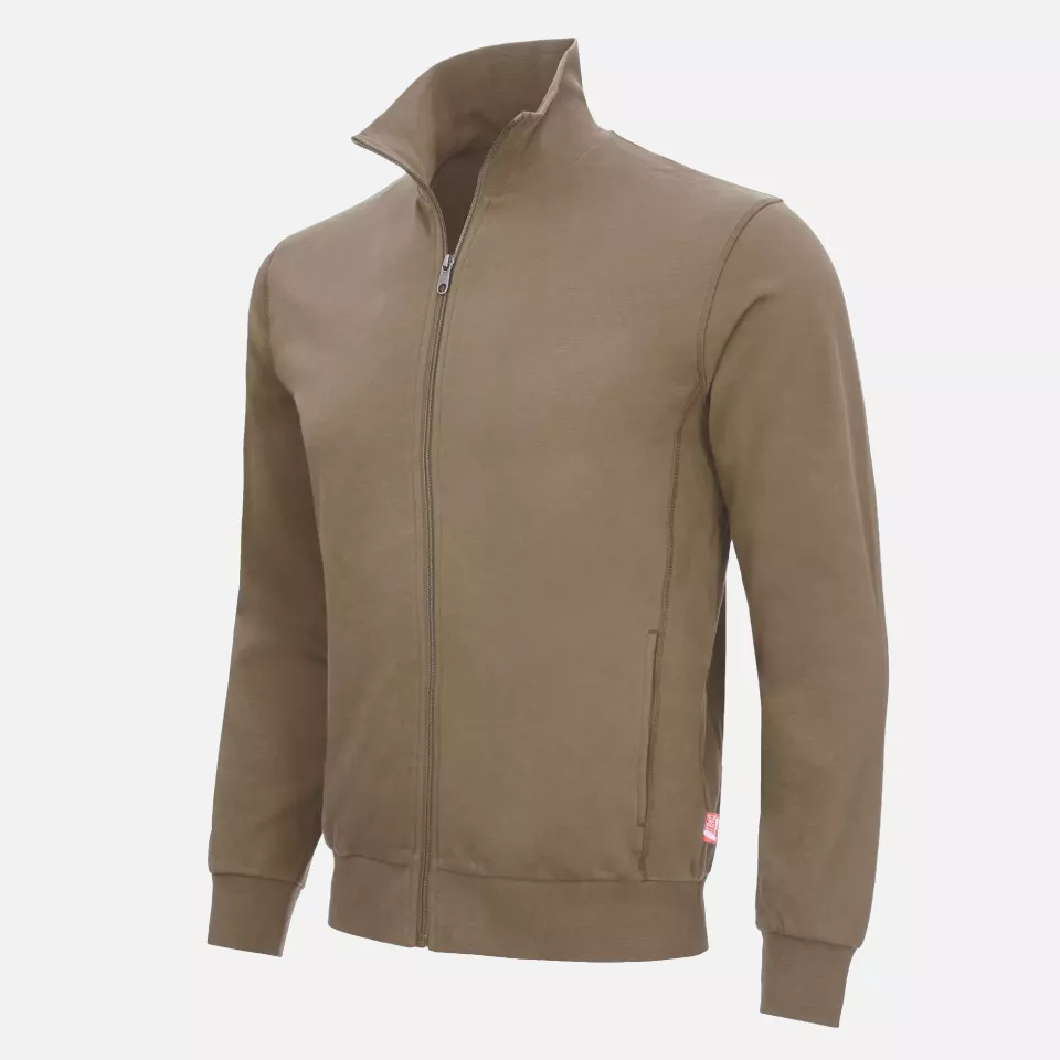 Nitras 7020-5100, MOTION TEX LIGHT Sweaterjacket, Khaki, image 1, gallery thumbnail