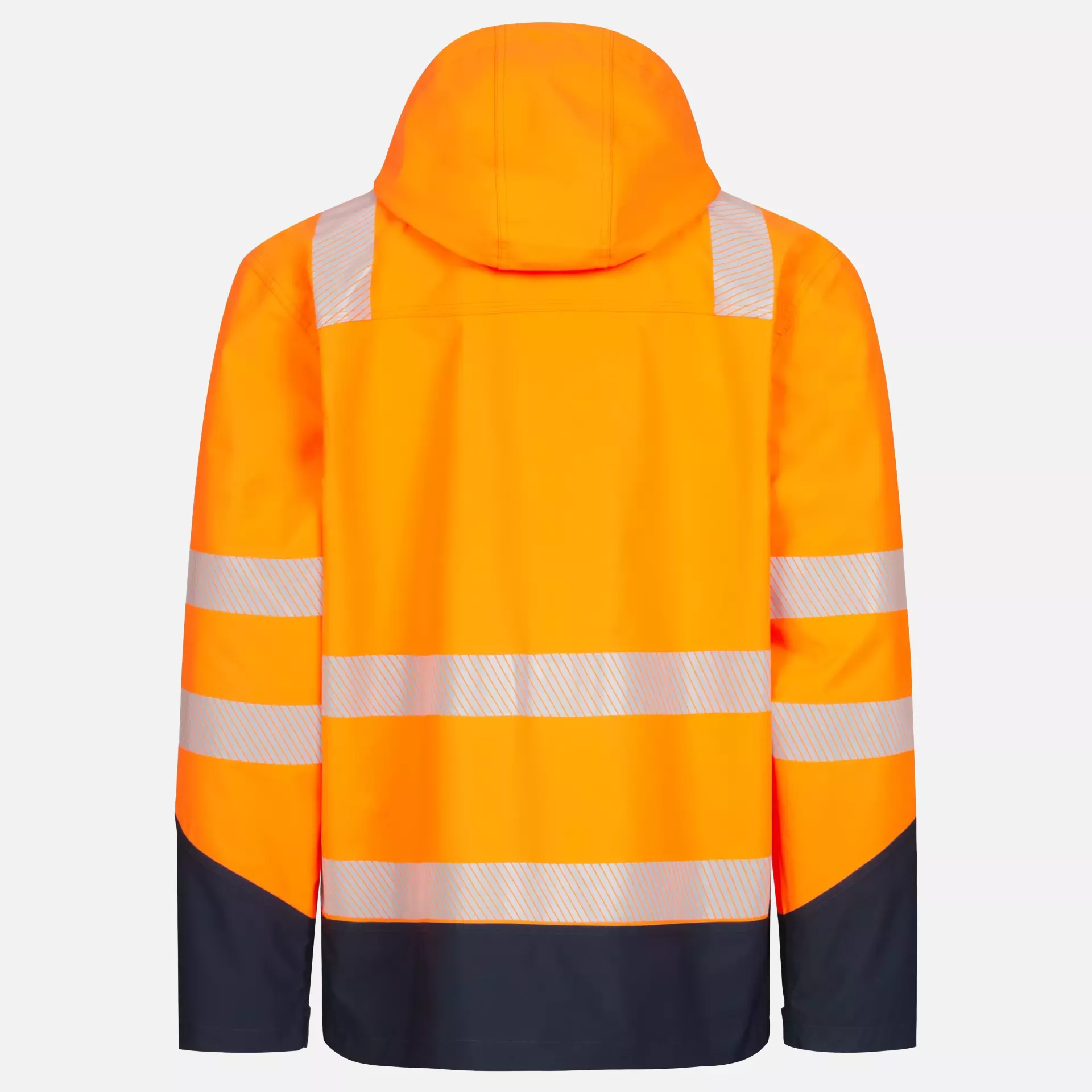 Nitras 7179-4121, MOTION TEX VIZ PLUS Multifunctional High-Visibility Jacket, Neon Orange/Navy Blue, image 2