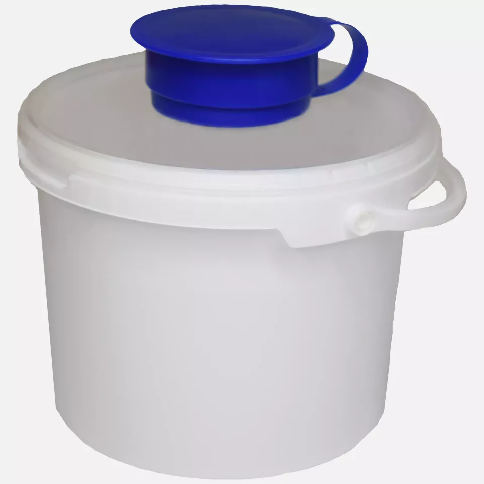 Nitras Medical 500057, Dispenser bucket for wet non-woven disinfection wipes, 5,700 ml, image 1, gallery thumbnail