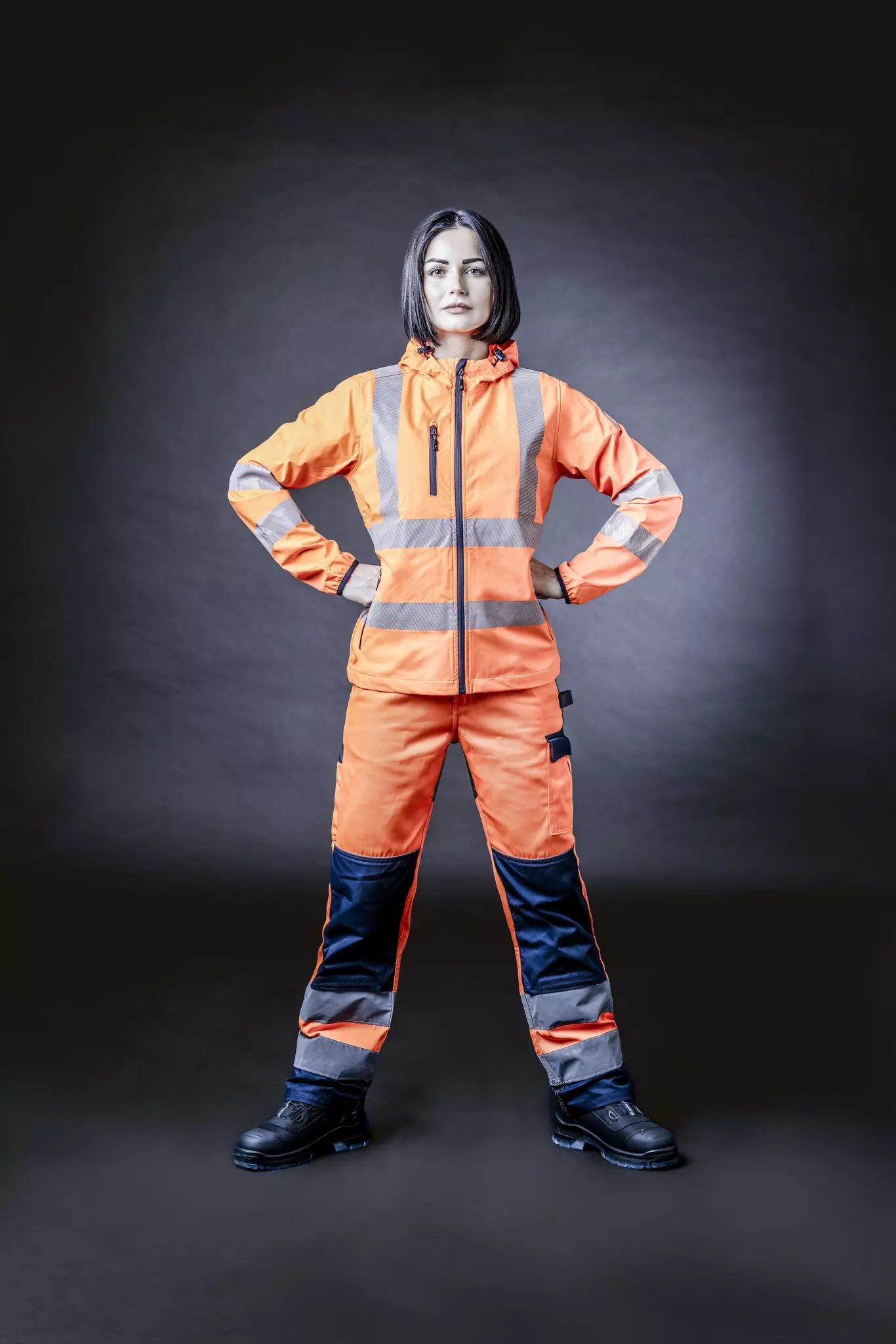 Nitras 7436-1012, SOLID STEP MID Safety Boots S3S, Black, image 3