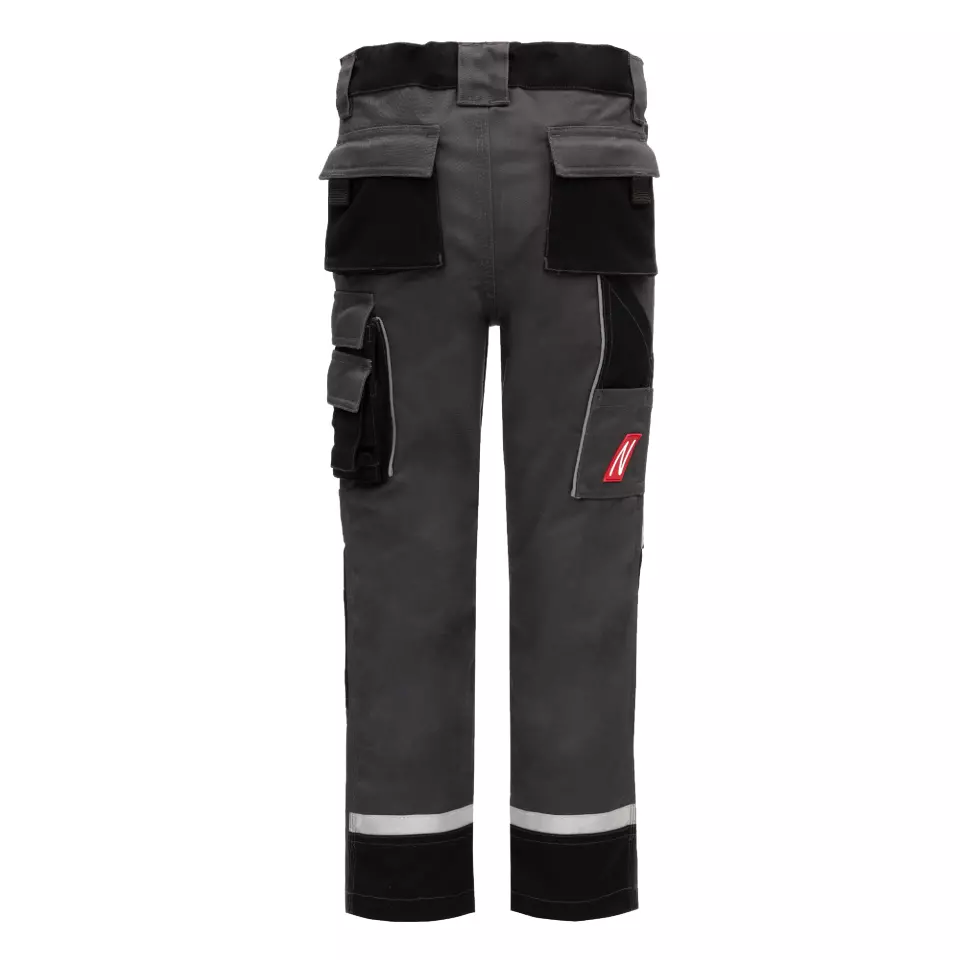 Nitras 7612KIDS, MOTION TEX KIDS Work Trousers, Grey, image 2, gallery thumbnail