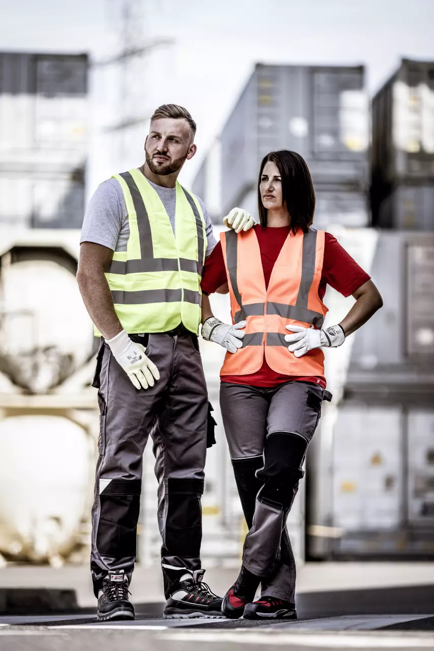 Nitras 7116, Reflective Waistcoat Neon Yellow XL, image 2, gallery thumbnail