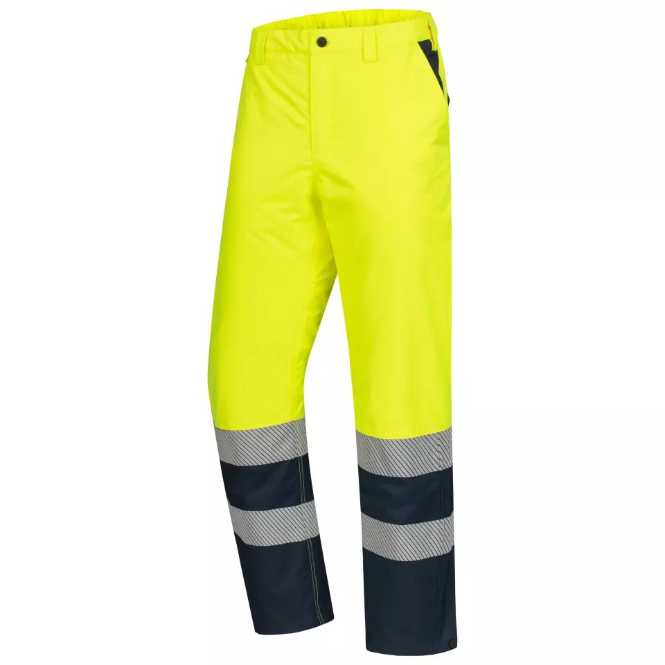 Nitras 7580-4021, MOTION TEX VIZ High-Visibility Winter Work Trousers, Neon Yellow, image 1, gallery thumbnail
