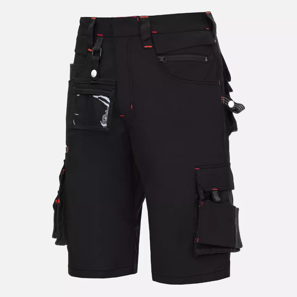 Nitras 7700, MOTION TEX PRO FX Work Trousers, Black, image 1, gallery thumbnail