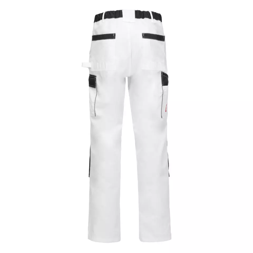 Nitras 7513, MOTION TEX LIGHT Work Trousers, White, image 2, gallery thumbnail