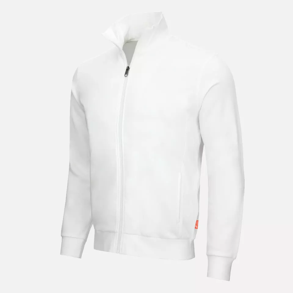 Nitras 7020-1100, MOTION TEX LIGHT Sweaterjacket, White, image 1, gallery thumbnail