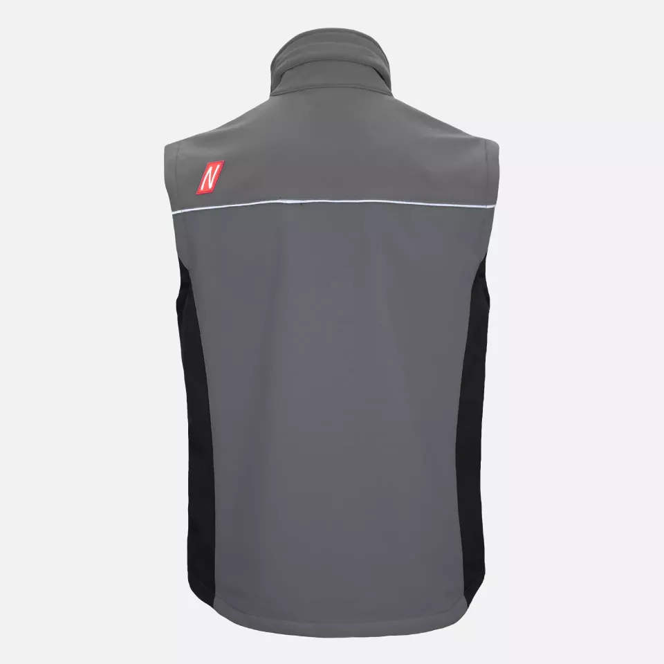 Nitras 7162, MOTION TEX LIGHT Softshell Waistcoat, Grey, image 2, gallery thumbnail