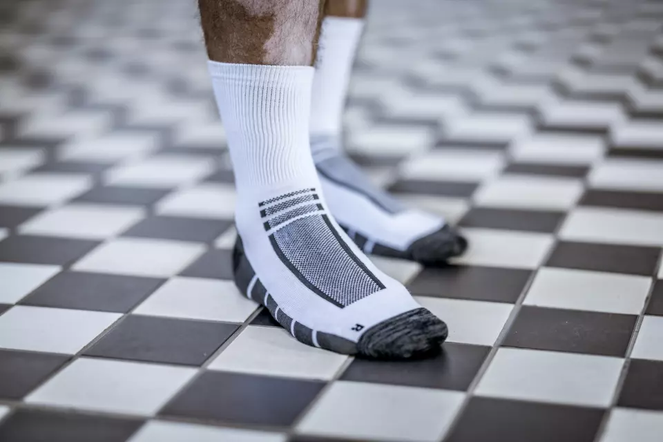 Nitras 725-1112, All Season Pro Socks, Black/Grey, image 2, gallery thumbnail