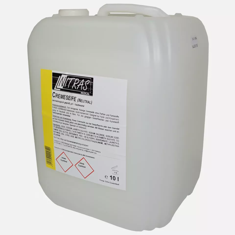 Nitras Medical 50010, Cream soap, 10,000 ml, image 1, gallery thumbnail