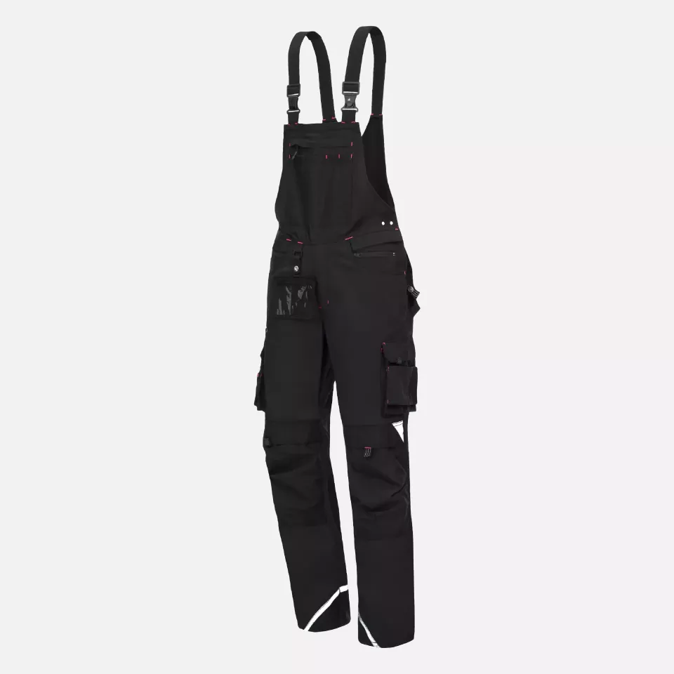 Nitras 7720, MOTION TEX PRO FX Bib Pants, Black, image 1, gallery thumbnail