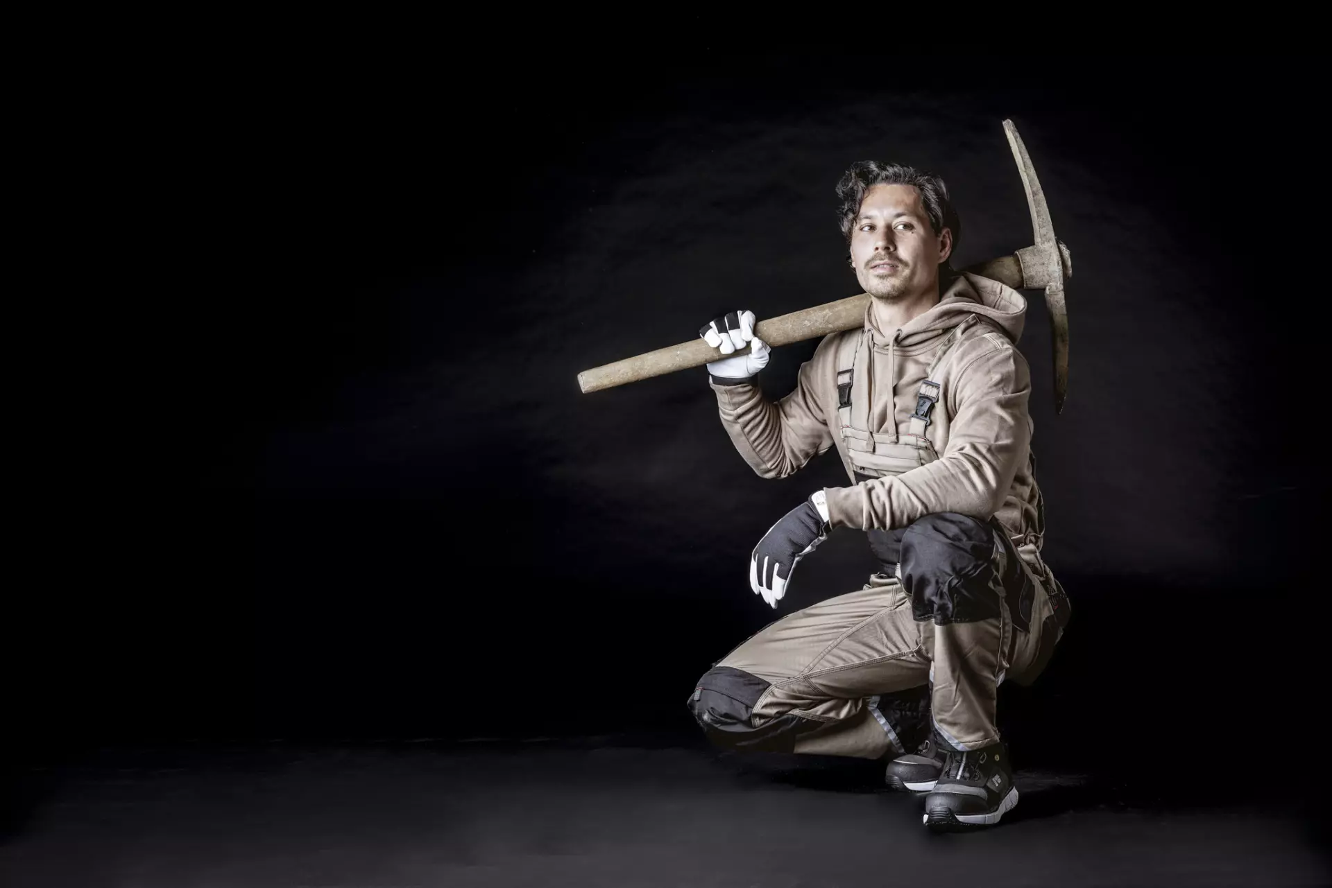 Nitras 7025-5100, MOTION TEX LIGHT Hoodie, Khaki, image 3