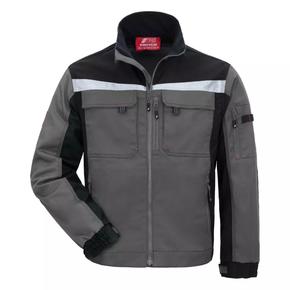 Nitras 7752, MOTION TEX PRO FX Workjacket, Grey, image 1, gallery thumbnail