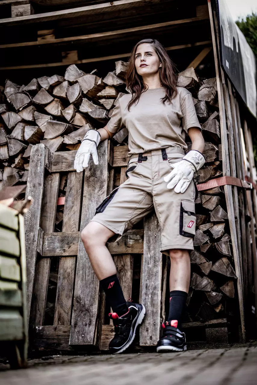 Nitras 7005-5100, MOTION TEX LIGHT T Shirt, Khaki, image 3, gallery thumbnail