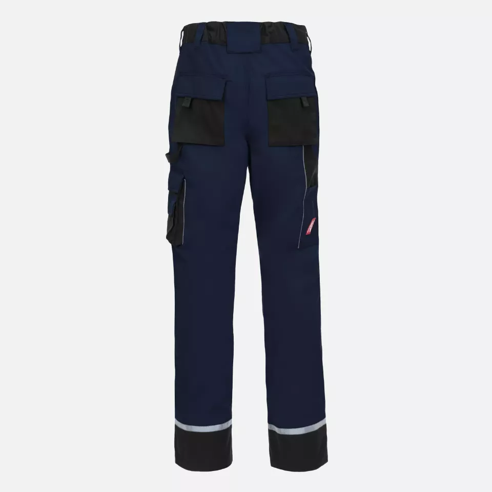 Nitras 7616, MOTION TEX PLUS Work Trousers, Navy Blue, image 2, gallery thumbnail