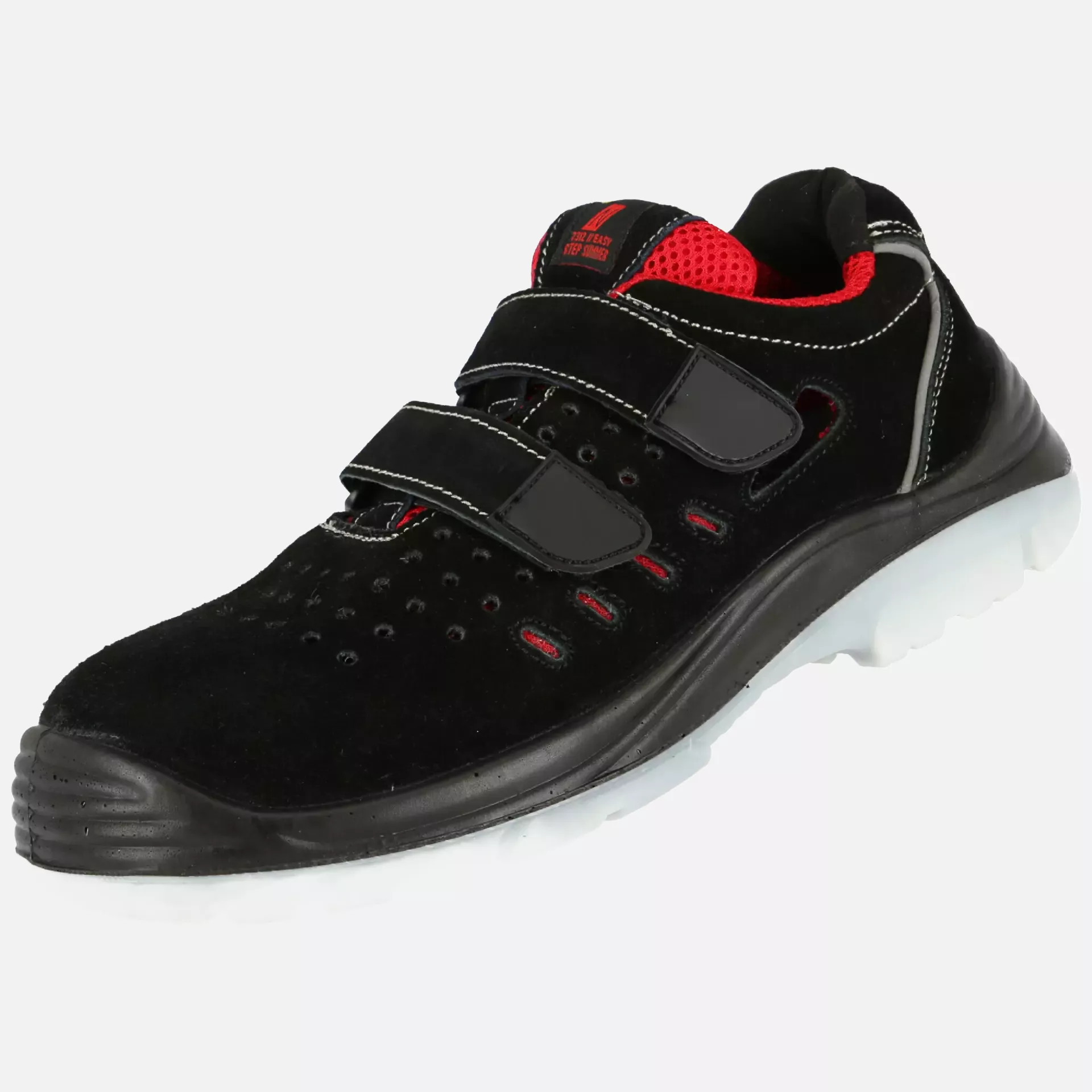 Nitras 7312, EASY STEP SA S1P Safety Sandals, Black, image 2