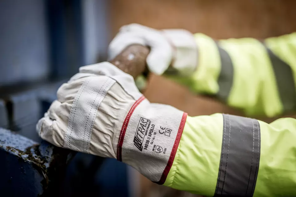 NITRAS 1403B, APOLLO Cow Grain Leather Gloves, image 2, gallery thumbnail