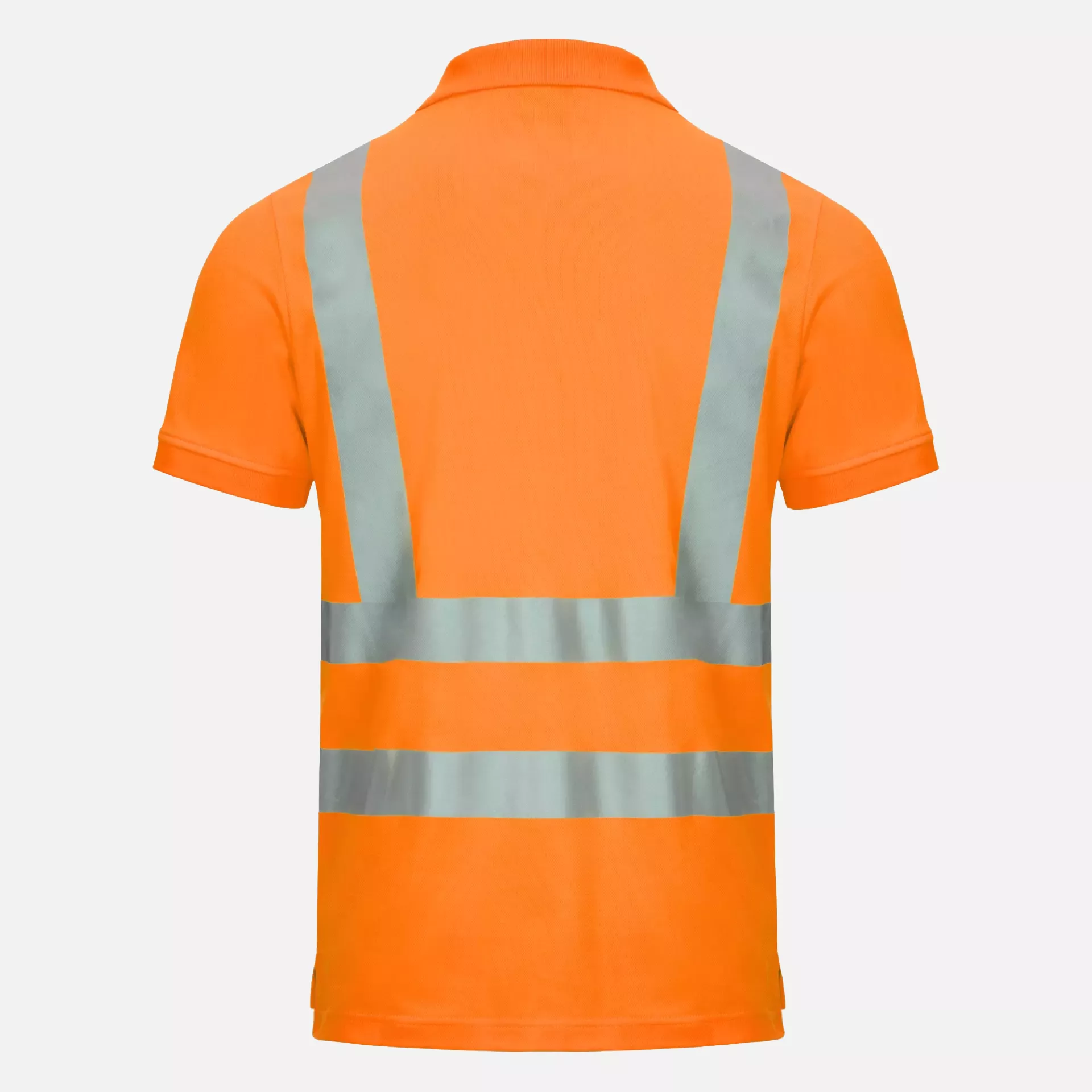 Nitras 7013-4100, MOTION TEX VIZ Reflective Polo Shirt, Neon Orange, image 2