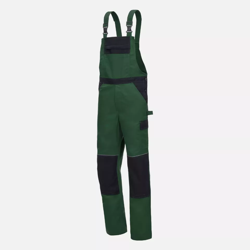 Nitras 7524, MOTION TEX LIGHT Bib Pants, Green, image 1, gallery thumbnail