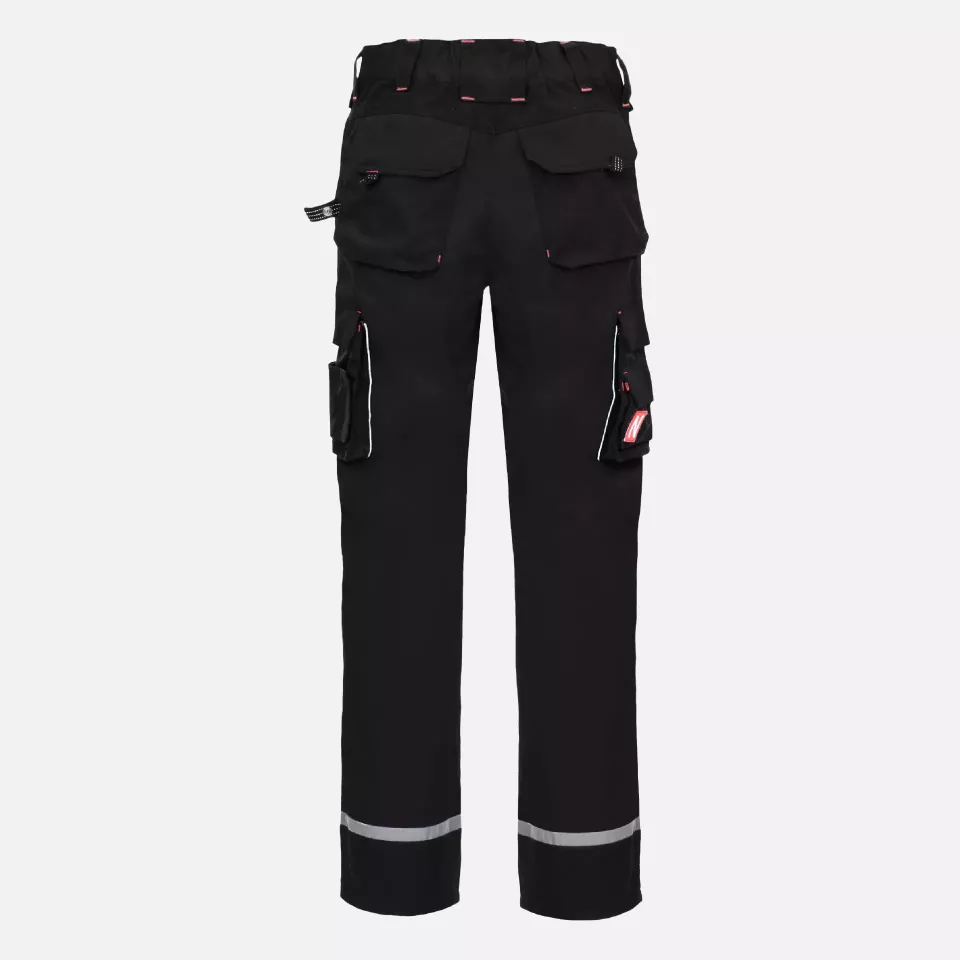 Nitras 7710, MOTION TEX PRO FX Work Trousers, Black, image 2, gallery thumbnail