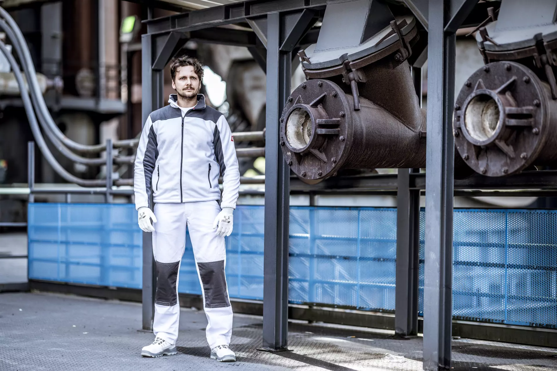 Nitras 7043, MOTION TEX PLUS Fleece Jacket, White, image 3