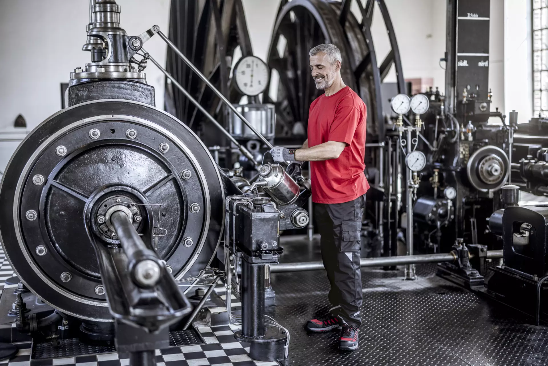 Nitras 7050-6000, MOTION TEX PLUS T-Shirt, Red, image 3