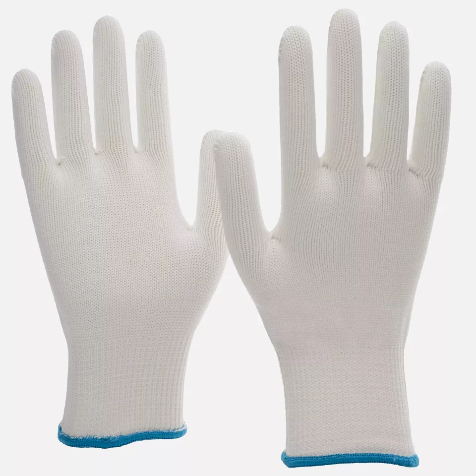 Nitras 6100ND, Knitted Gloves Nylon / Cotton, White, image 1, gallery thumbnail