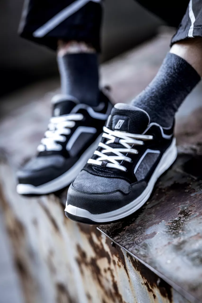 Nitras 7320-1210, CLASSIC STEP S1P Safety Shoes, Grey, image 3, gallery thumbnail