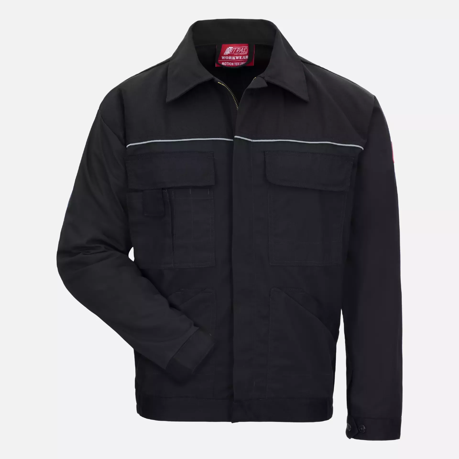 Nitras 7550, MOTION TEX LIGHT Workjacket, Black, image 1