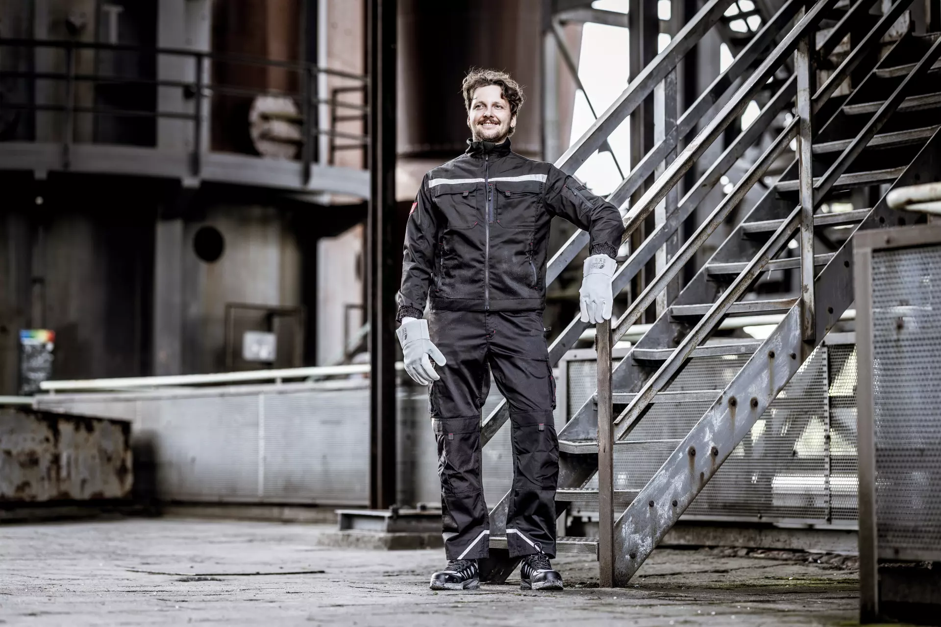 Nitras 7750, MOTION TEX PRO FX Arbeitsjacke, Schwarz, image 3